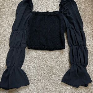 Elegant Black Women's Top